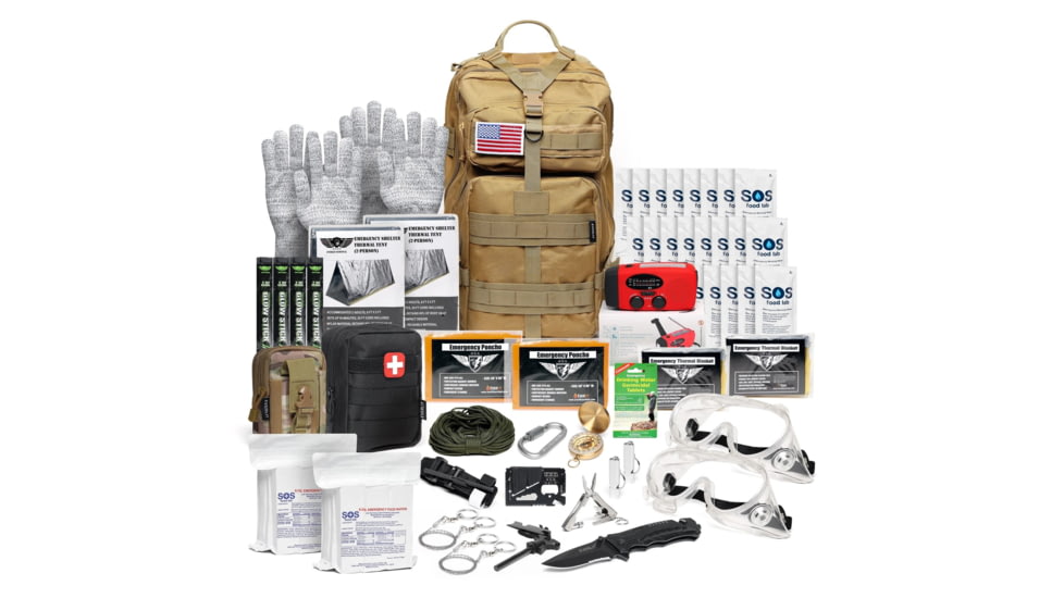 Krate Tactical Everlit Storm 2 Person Survival Kit, ELT-EK002