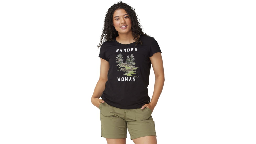Krimson Klover Aila Graphic Short Sleeve Top - Womens, Wander, Medium, S24403-936-M