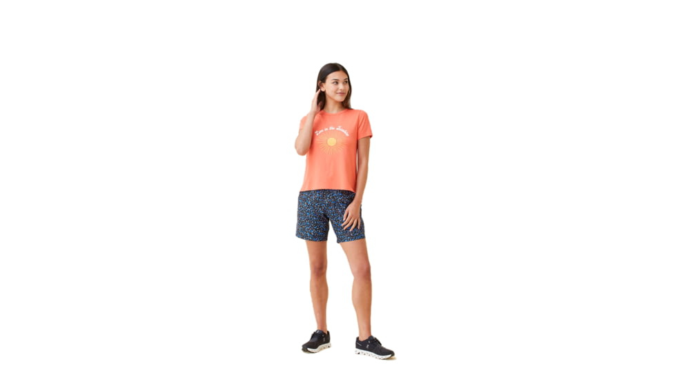 Krimson Klover Aila Solid Short Sleeve Tops - Womens, Live, Large, S23116P-681-L