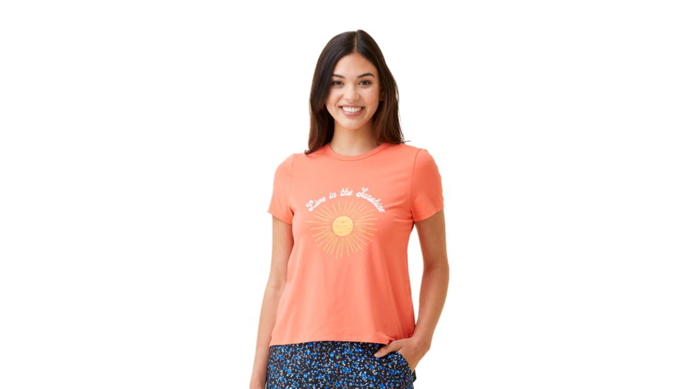 Krimson Klover Aila Solid Short Sleeve Tops - Womens, Live, Large, S23116P-681-L