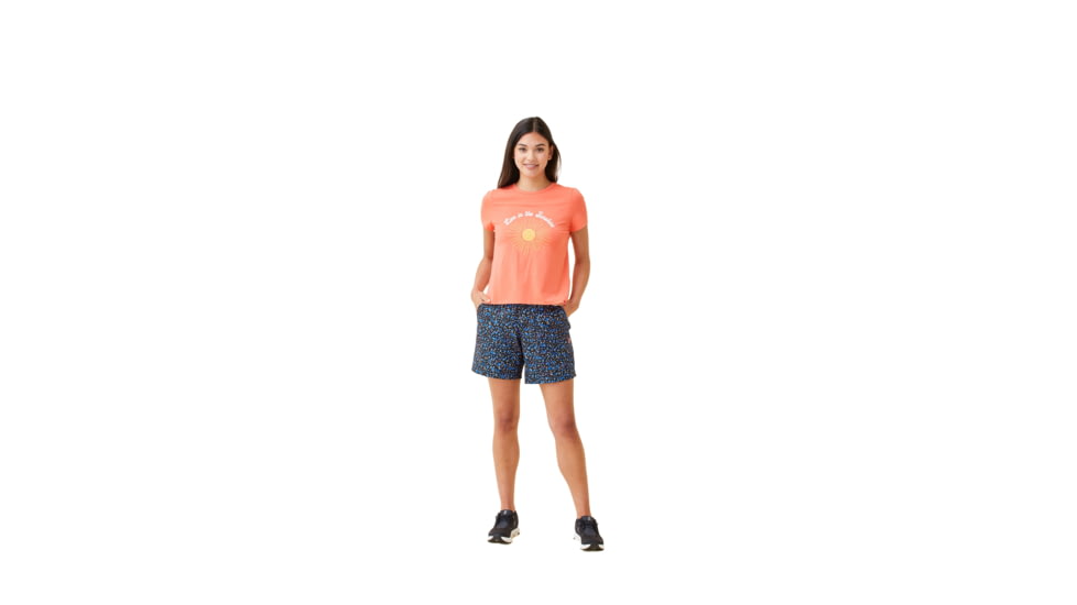 Krimson Klover Aila Solid Short Sleeve Tops - Womens, Live, Large, S23116P-681-L
