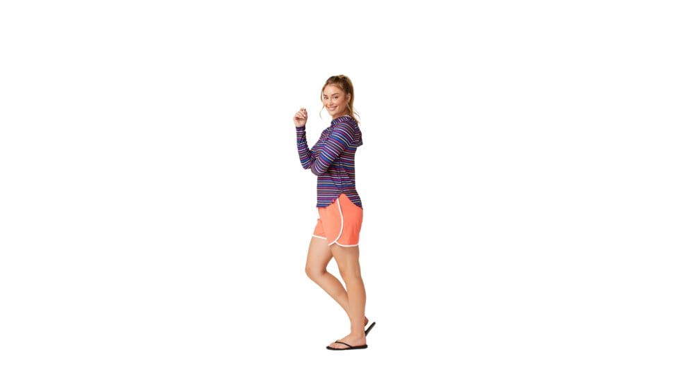 Krimson Klover Hallie Sunshirts - Womens, Multi Stripe Indigo, Large, S23147-669-L