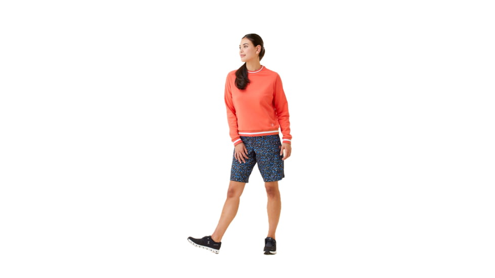 Krimson Klover Holly Crewneck Sweaters - Womens, Coral, Extra Small, S23155S-622-XS