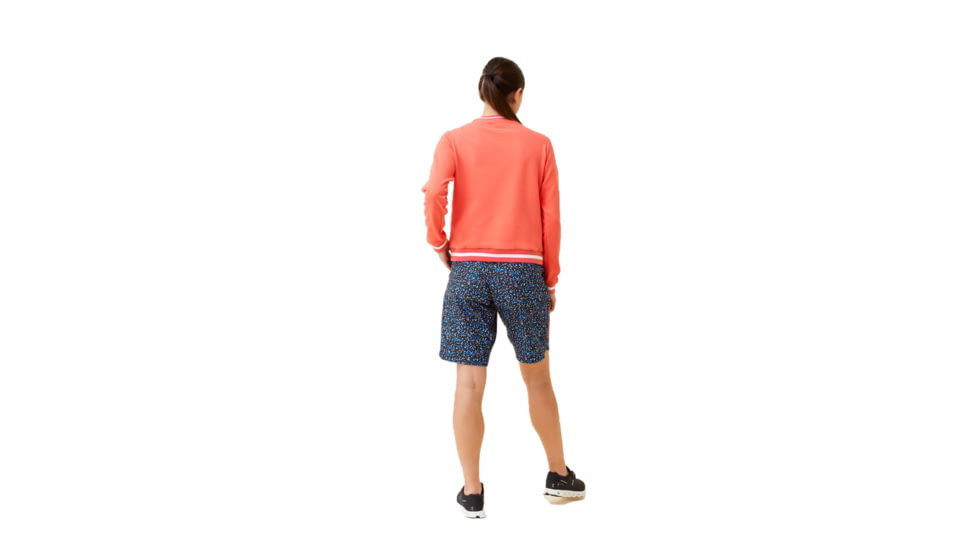 Krimson Klover Holly Crewneck Sweaters - Womens, Coral, Extra Small, S23155S-622-XS