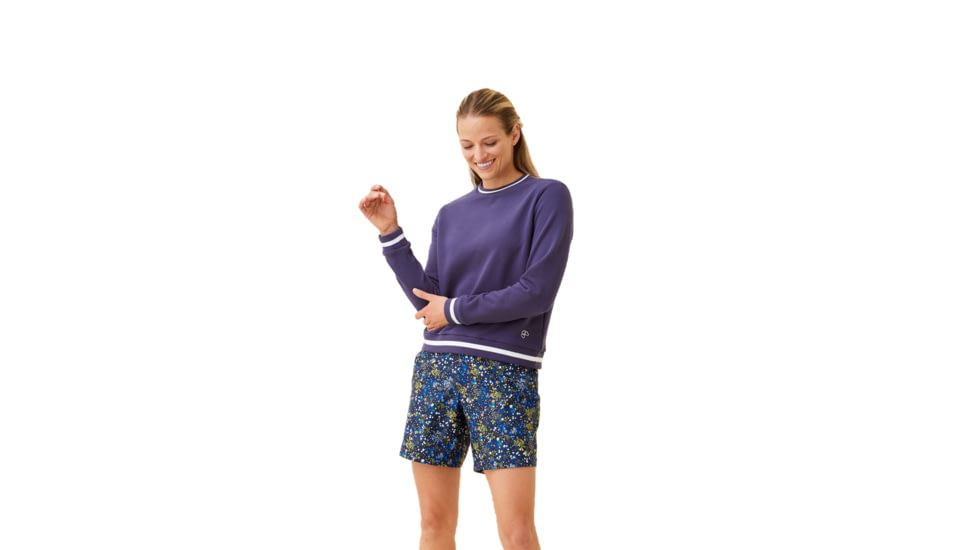 Krimson Klover Holly Crewneck Sweaters - Womens, Indigo, Small, S23155S-405-S