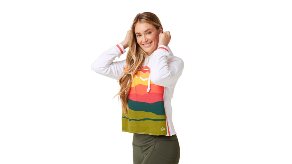 Krimson Klover Julia Hoodies - Womens, Landscape Coral, Large, S23120P-667-L