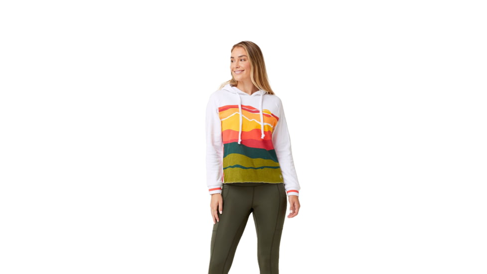 Krimson Klover Julia Hoodies - Womens, Landscape Coral, Large, S23120P-667-L