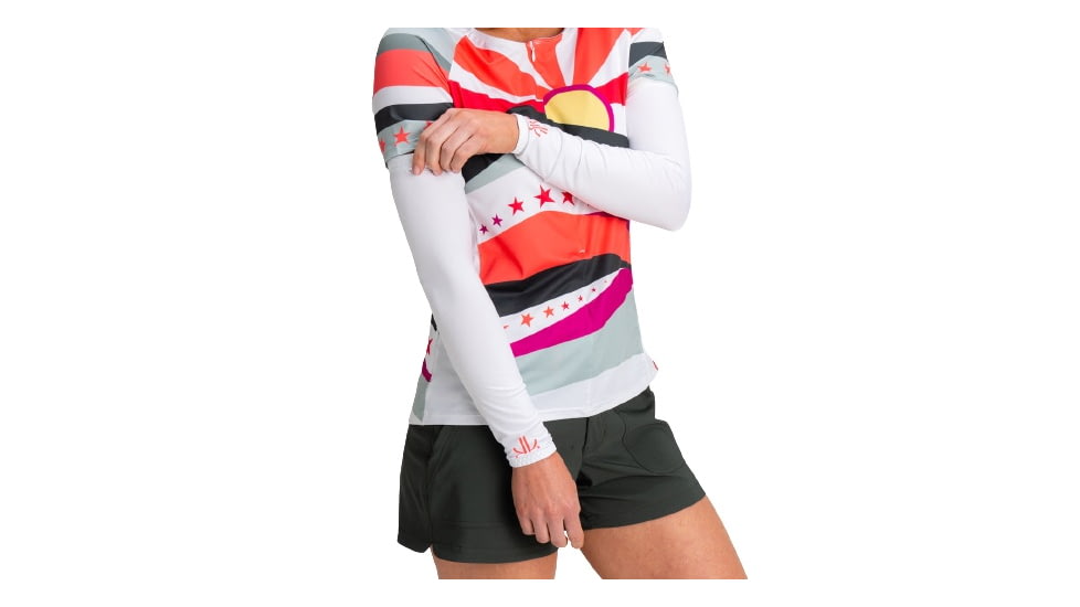 Krimson Klover Krimson Sun Sleeves, White, Small/Medium, S23106-101-S/M