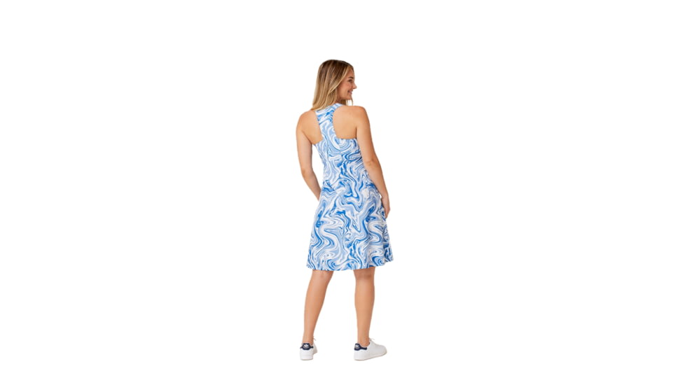 Krimson Klover Piper Dresses - Womens, Blue Marble, Extra Large, S23125-671-XL
