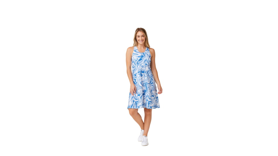 Krimson Klover Piper Dresses - Womens, Blue Marble, Extra Large, S23125-671-XL
