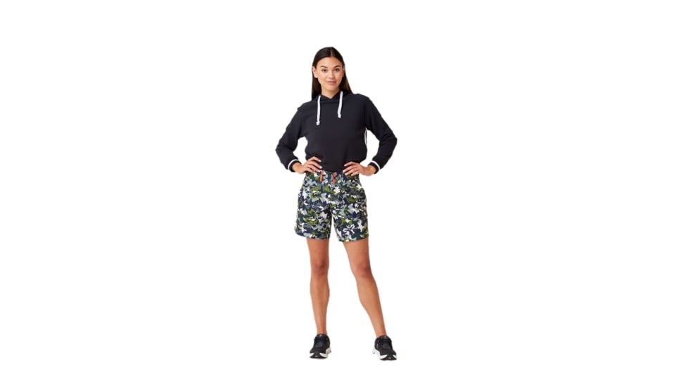 Krimson Klover Rory 7in Inseam Shorts - Womens, Floral Forest, Large, S23102-670-L