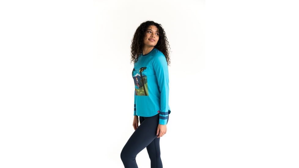 Krimson Klover Sara Long Sleeve Sunshirts - Womens, Mtn Bike, Large, S23145-691-L