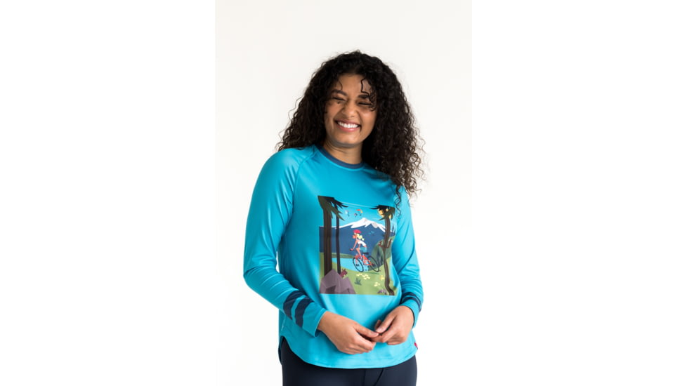 Krimson Klover Sara Long Sleeve Sunshirts - Womens, Mtn Bike, Large, S23145-691-L