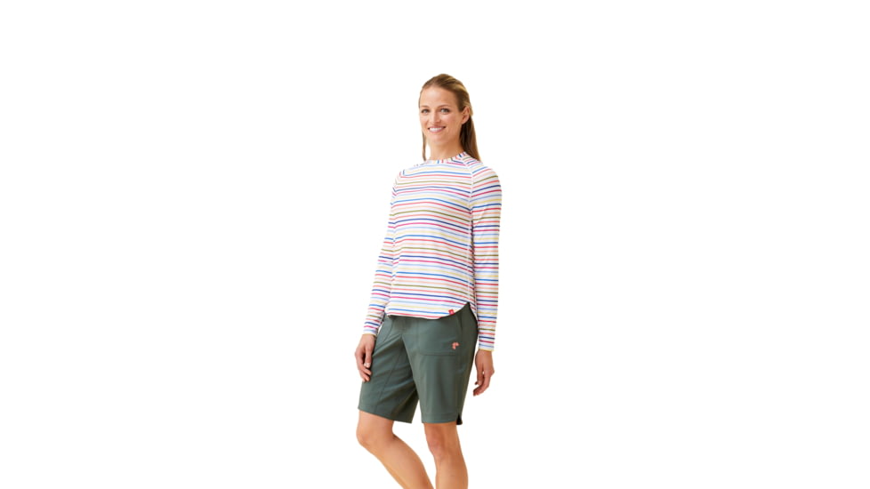 Krimson Klover Sara Long Sleeve Sunshirts - Womens, Stripe, Small, S23145-655-S