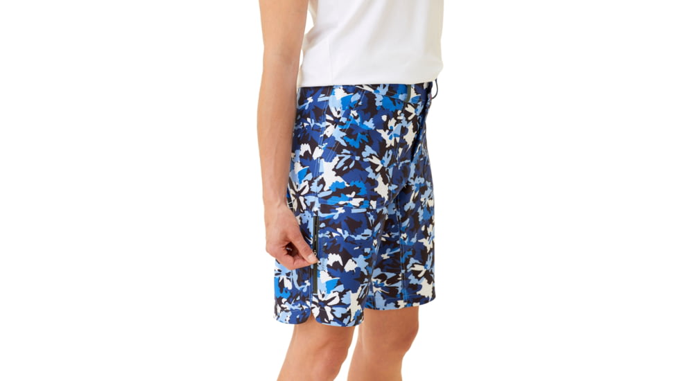Krimson Klover Sienna 11in Inseam Shorts - Womens, Floral S. Blue, Extra Small, S23103-658-XS