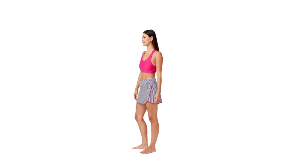 Krimson Klover Splash Skorts - Womens, Indigo Stripe, Medium, S23141P-659-M