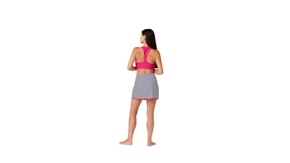 Krimson Klover Splash Skorts - Womens, Indigo Stripe, Medium, S23141P-659-M