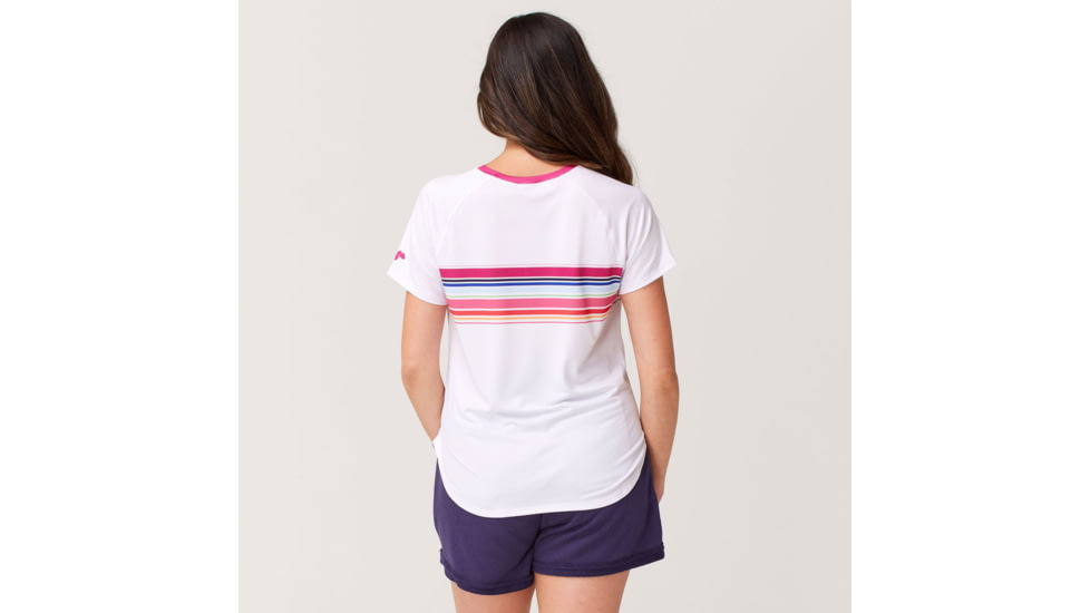 Krimson Klover Tori Short Sleeve Sunshirt - Womens, Multi Stripe, Extra Small, S24601-942-XS