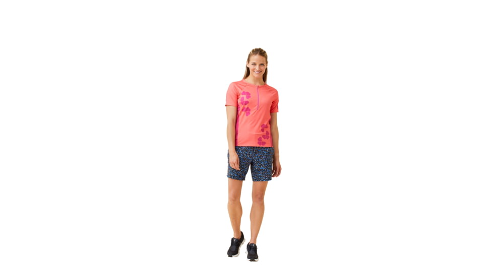 Krimson Klover Vida Jersey T-Shirts - Womens, Clover Coral, Extra Small, S23108-664-XS