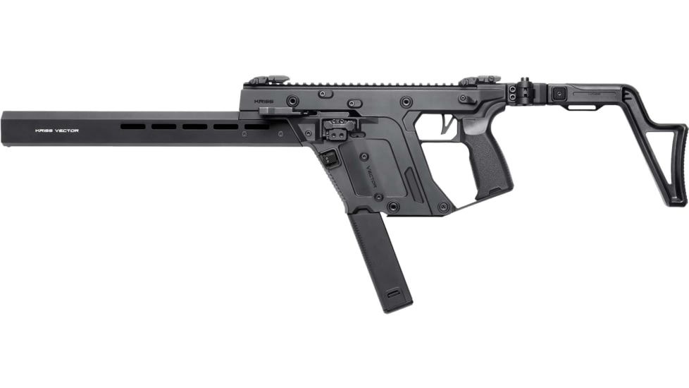 KRISS USA CRB Gen 3 Rifle, .45 ACP, 16 inch Barrel, 30 Round Magazine, Black, KV453CBL00-FRRMPG