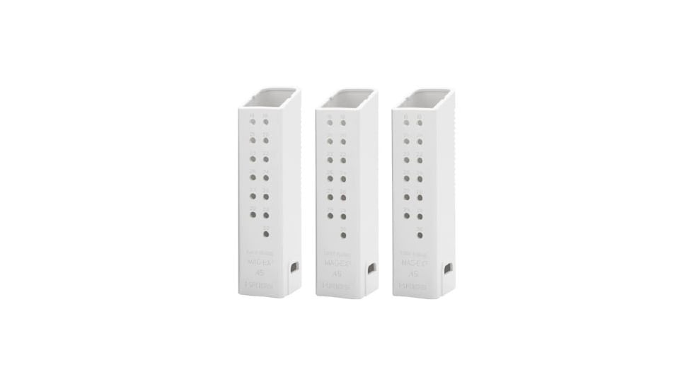 KRISS USA Kriss VECTOR .45 ACP +17 Rounds Pistol Magazine Extension - 3 Pack, Alpine White, 17, KRKVA-MX2K45AP01