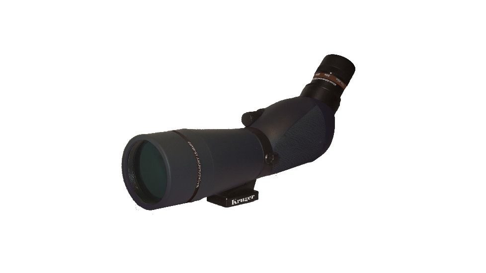 Kruger Optical Backcountry Spotting Scope 15-45x60 Angled, Black 60307