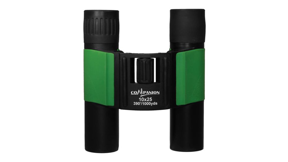 Kruger Optical Companion 10x25 Roof Compact Binocular, Black, 61320