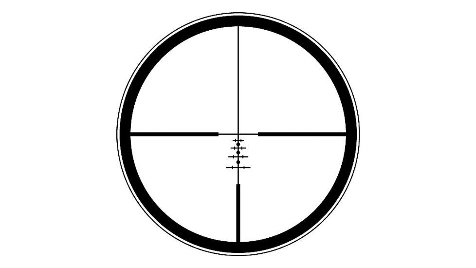 Kruger Optical KPS-6 2-12x50 Rifle Scope, Ballistic BDC STD, Black, 63383
