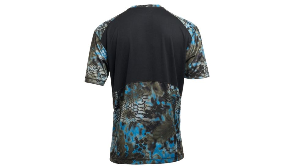 Kryptek Aura Short Sleeve - Men's, Neptune/Black, Extra Large, 19AURSSNBK6