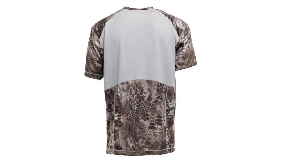 Kryptek Aura Short Sleeve - Men's, Raid/Wolf Grey, Medium, 19AURSSRWG4