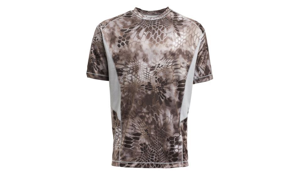 Kryptek Aura Short Sleeve - Men's, Raid/Wolf Grey, Medium, 19AURSSRWG4