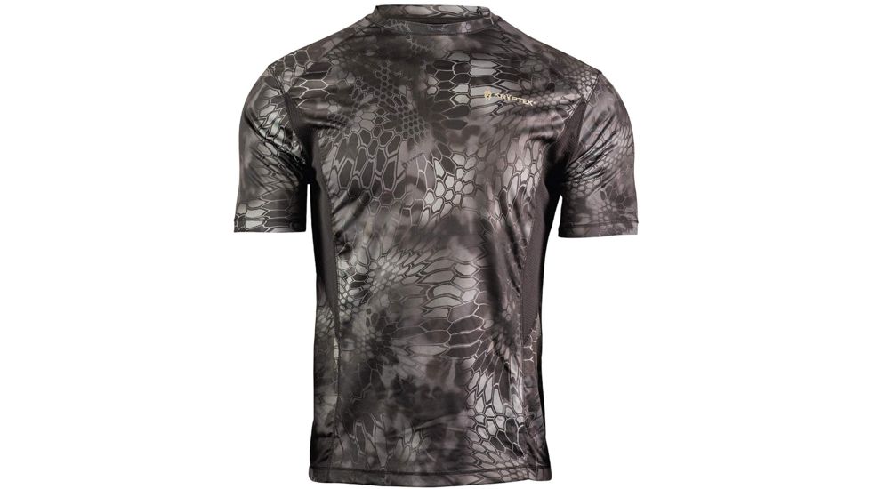 Kryptek Aura Short Sleeve - Mens, Typhon/Black, Small, 19AURSSTBK3