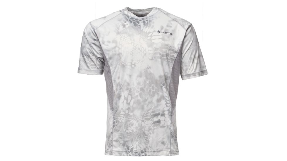 Kryptek Aura Short Sleeve - Men's, Wraith/Wolf Grey, Extra Small, 19AURSSYWG2