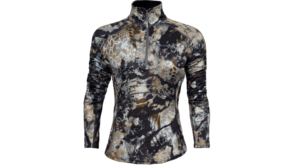 Kryptek Cronos 1/2 Zip Shirt - Womens, Obskura Skyfall, S, 19WCROZSF3