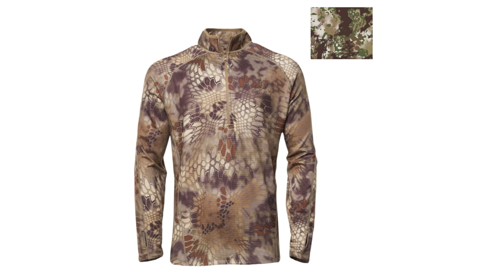 Kryptek Fleece Collection Cronos 1/2 Zip Jacket - Mens, Transitional, Extra Large, 18CROLSZTS6