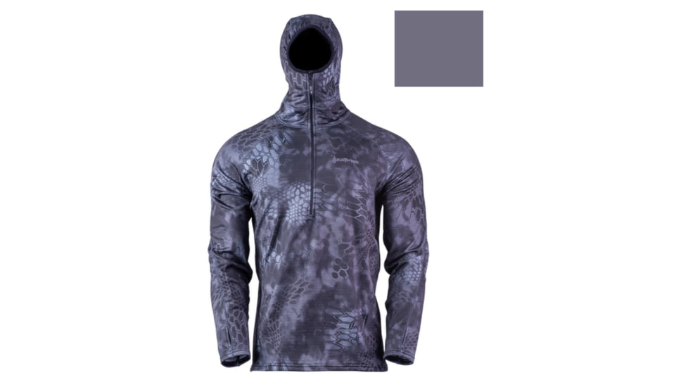 Kryptek Fleece Collection Cronos Hoodie - Mens, Dark Charcoal, Medium, 18CROTDC4