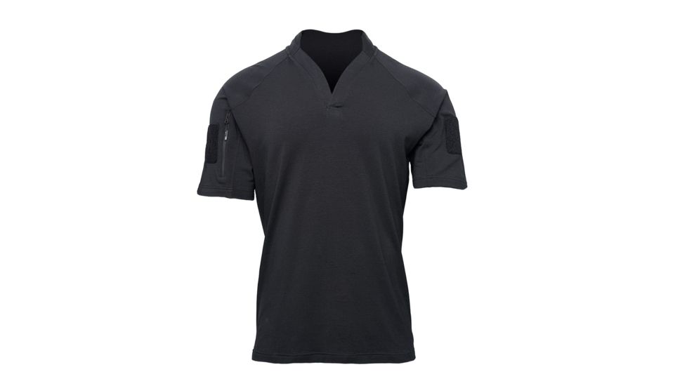 Kryptek Garrison Short Sleeve Shirt - Mens, Black, Small, 19GARSSBK3