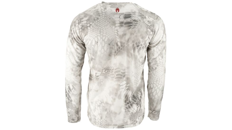 Kryptek Hyperion Long Sleeve Crew With Logo - Men's, Wraith, Medium, 19HYPLSLY4