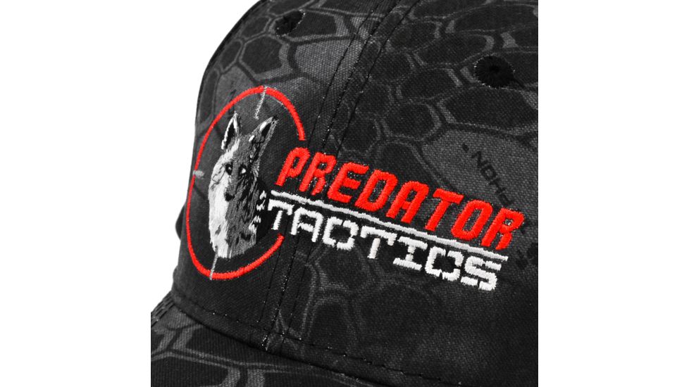 Kryptek Logo Hat by Kryptek, Black, Adjustable PT4125356
