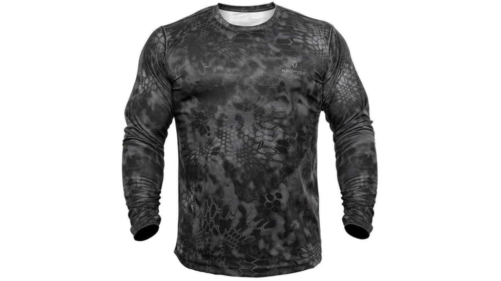 Kryptek Hyperion Long Sleeve Crew - Men's, Small, Typhon, 16HYPLSCT3