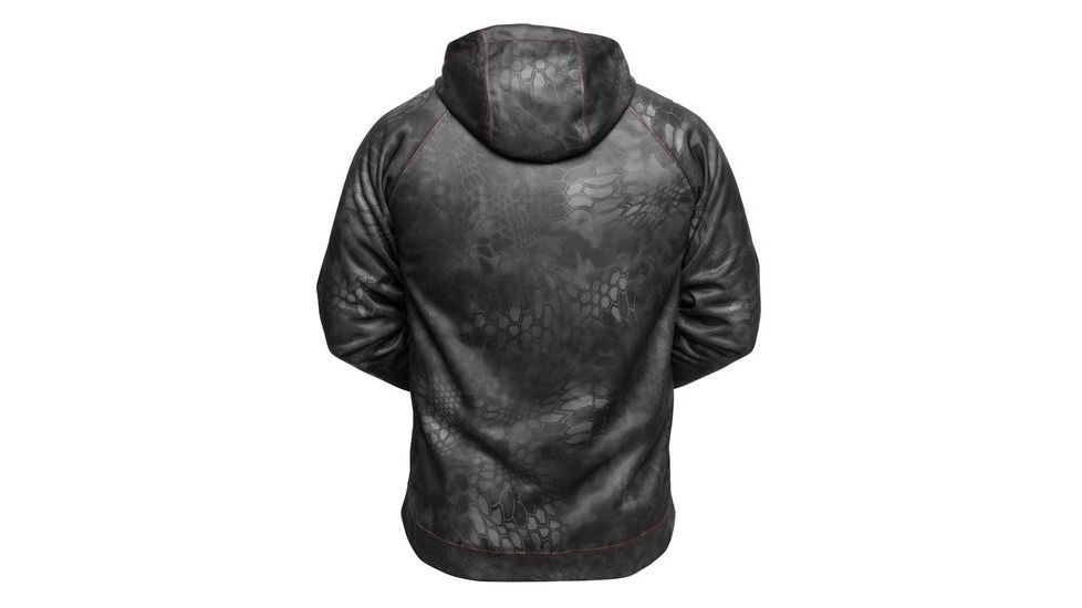 Kryptek Mens Tartaros Hoodie, Typhon/Red/Black, Extra Small 15TARTTRB2