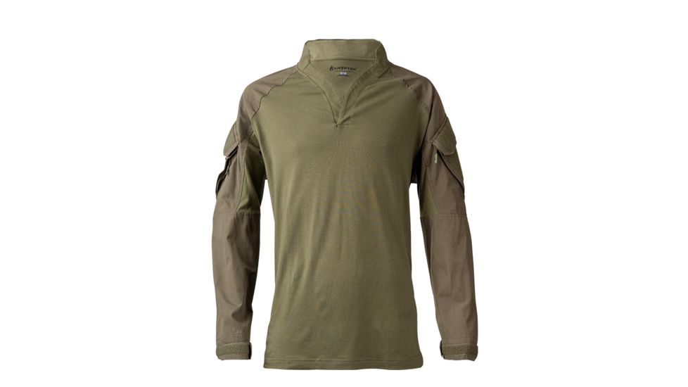Kryptek Tactical Long Sleeve Rugby - Mens, Ranger Green, 3XL, 19TACRLSRG8