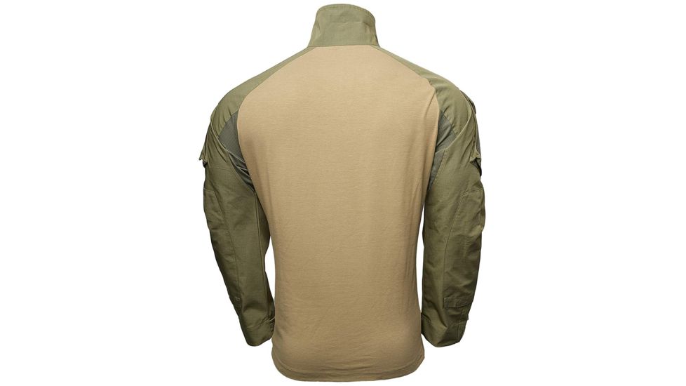 Kryptek Tactical Long Sleeve Zip - Mens, Ranger Green, Extra Large, 19TACZLSRG6