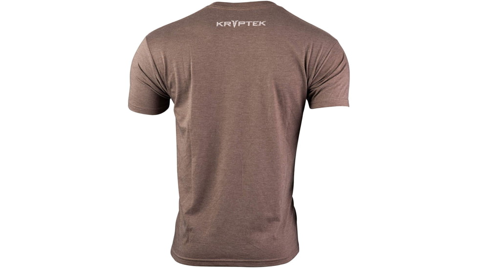 Kryptek Three Tee, Brown Heather, M, 18KTSSCBRH4