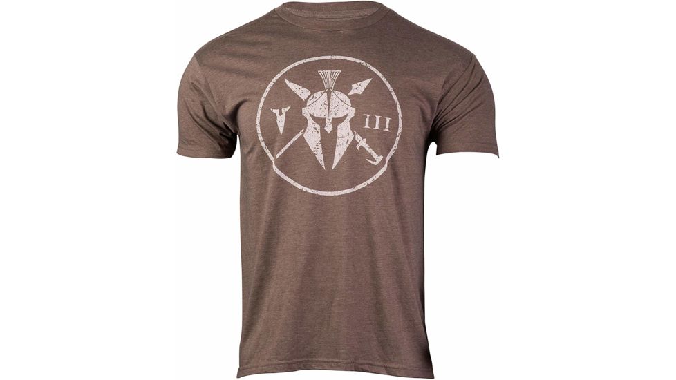 Kryptek Three Tee, Brown Heather, M, 18KTSSCBRH4