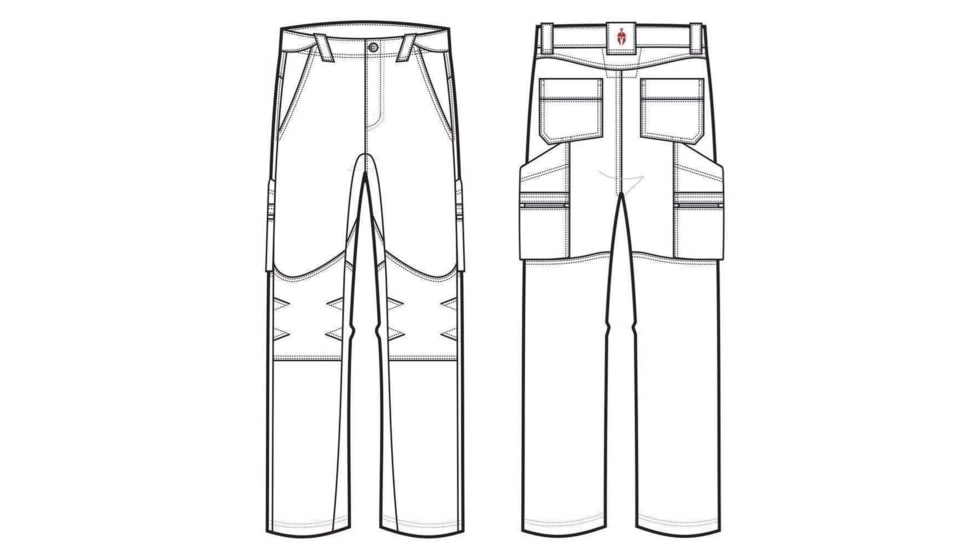 Kryptek Valhalla Pant, Dark Charcoal, 36X32, 15VALBDC3632