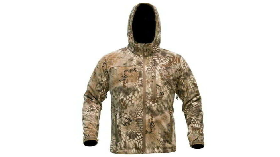 Kryptek Vellus Jacket - Mens, Large, Highlander, 16VELJH5
