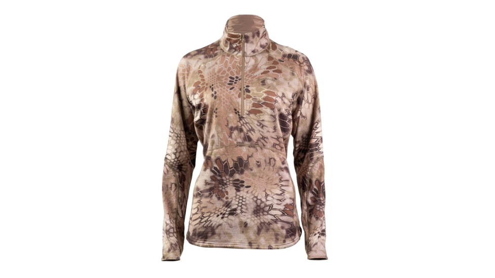 Kryptek Womens Cronos 1/2 Zip, Highlander, XS, 19WCROZH2