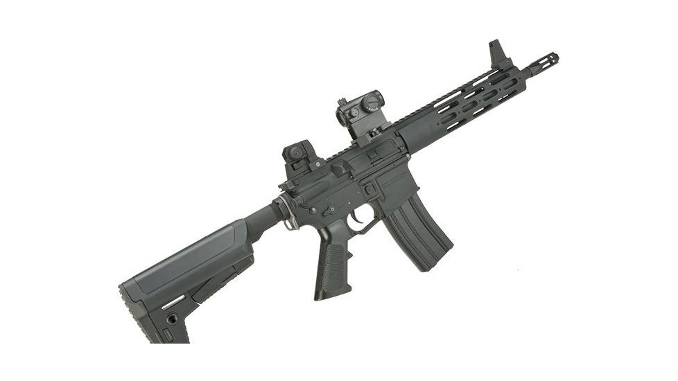 Krytac / KRISS USA Alpha CRB Airsoft AEG Rifle, Black, Large, KTAEG-APCRB-BK01