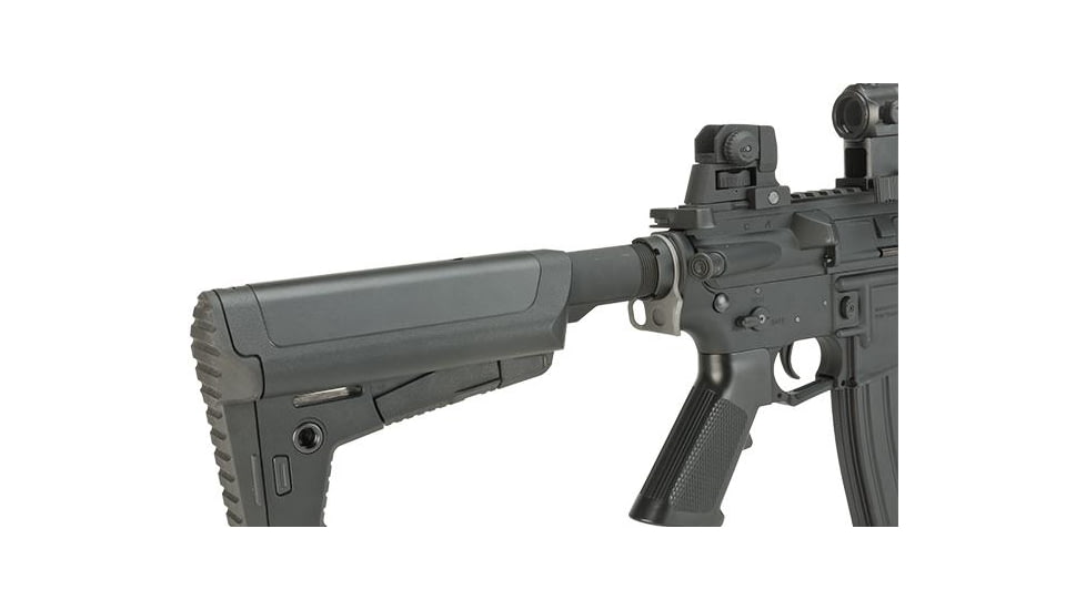 Krytac / KRISS USA Alpha CRB Airsoft AEG Rifle, Black, Large, KTAEG-APCRB-BK01